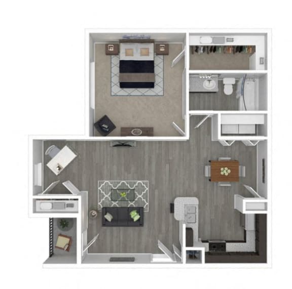 Floor Plans of Riverside Apartments in Arlington, TX